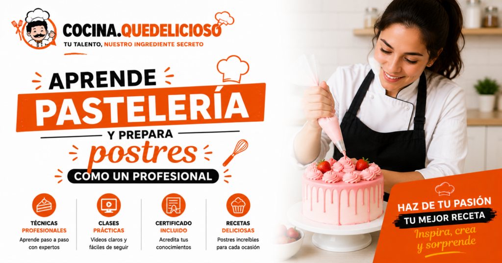 Aprende pastelería y prepara postres como un profesional