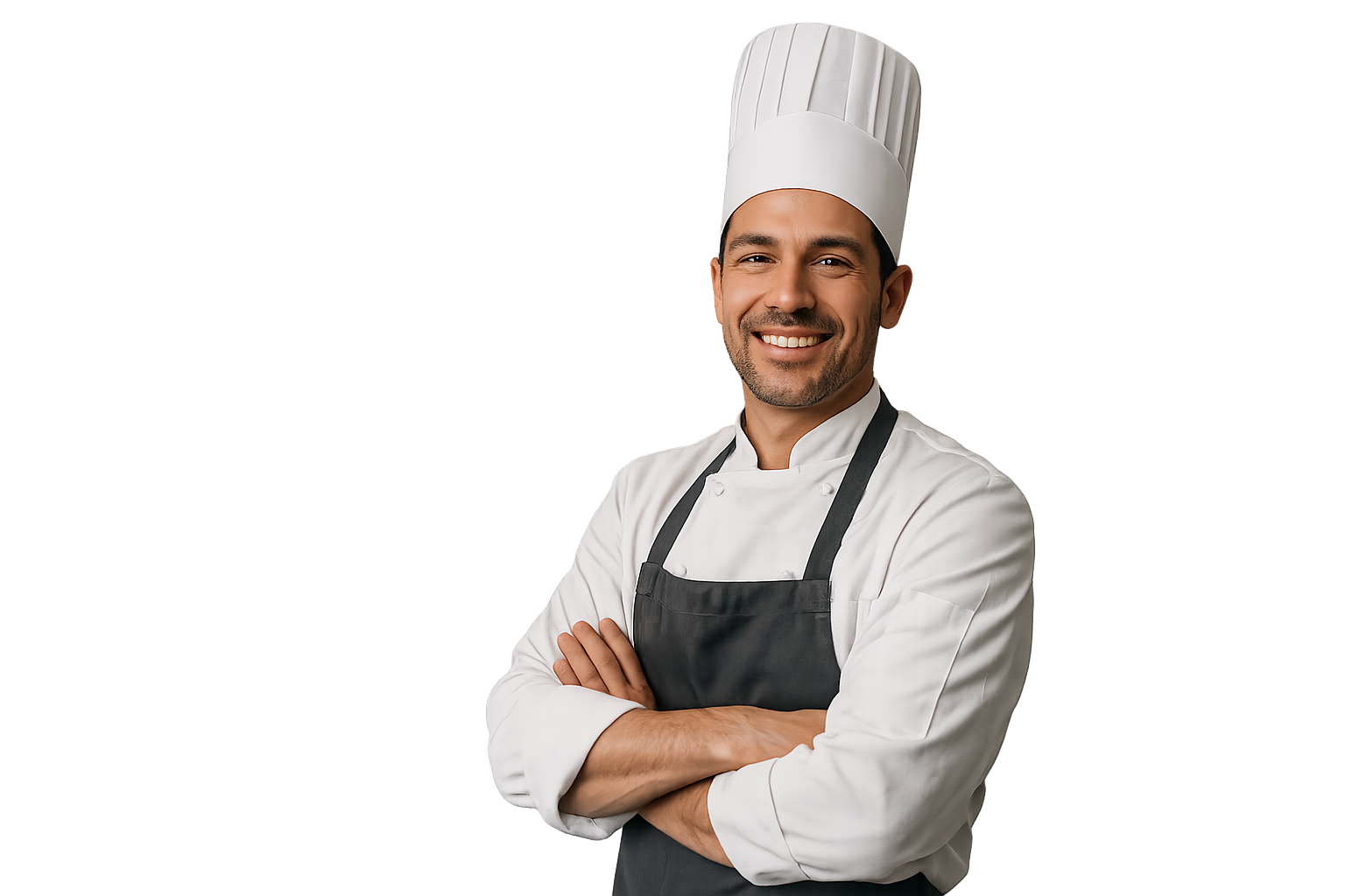 Chef profesional trabajando en una cocina